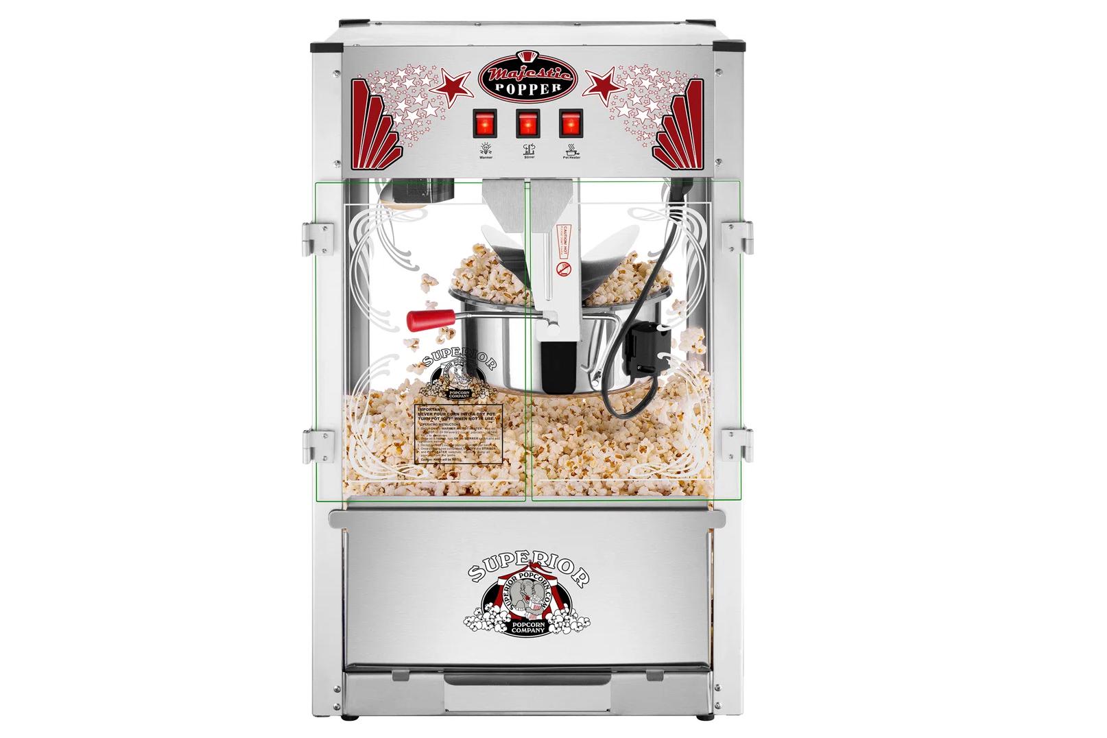 16 oz popcorn machine rental for parties school events and carnivals in Winnipeg Manitoba