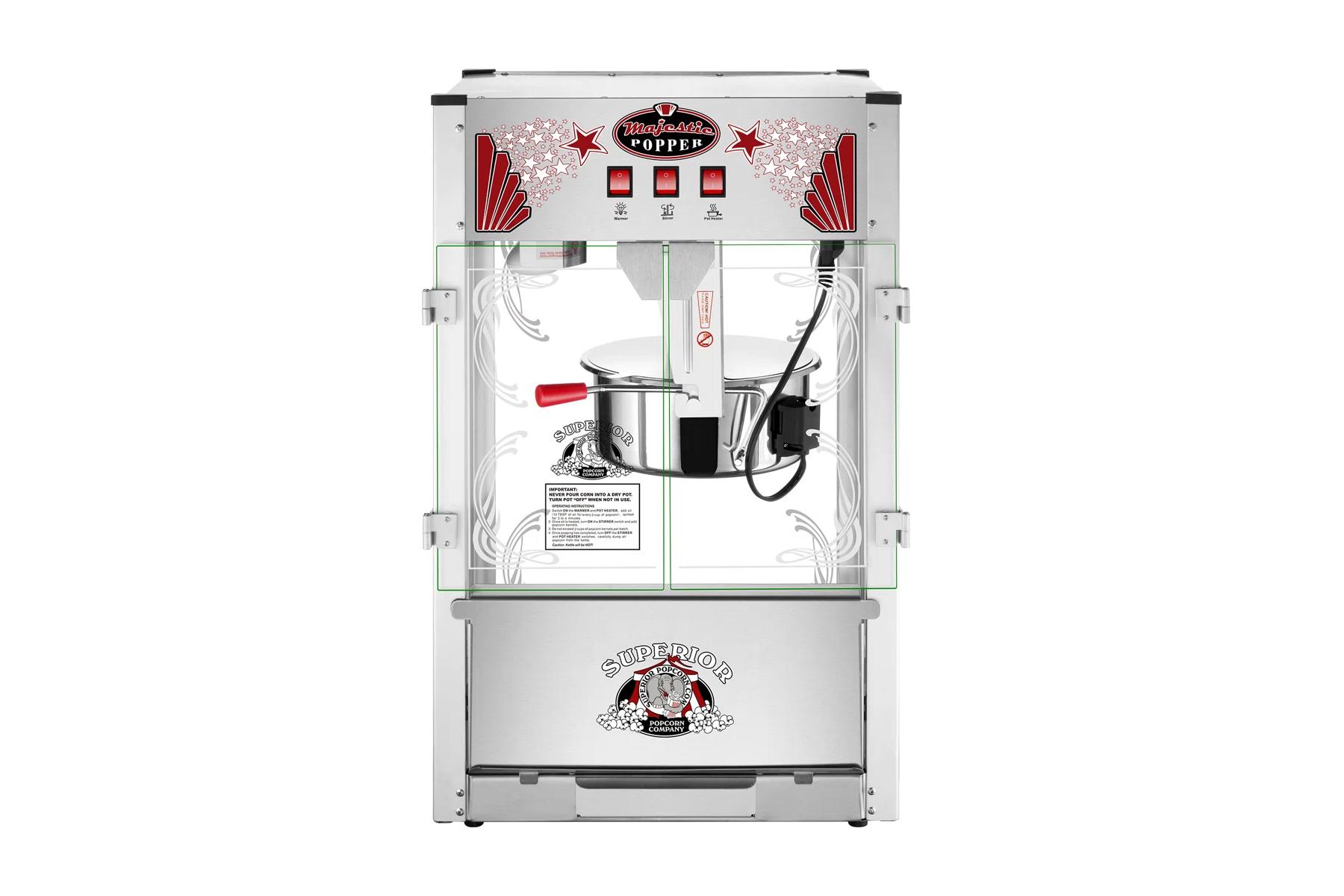 Professional popcorn machine rental by Jump Up Bouncers in Winnipeg Manitoba