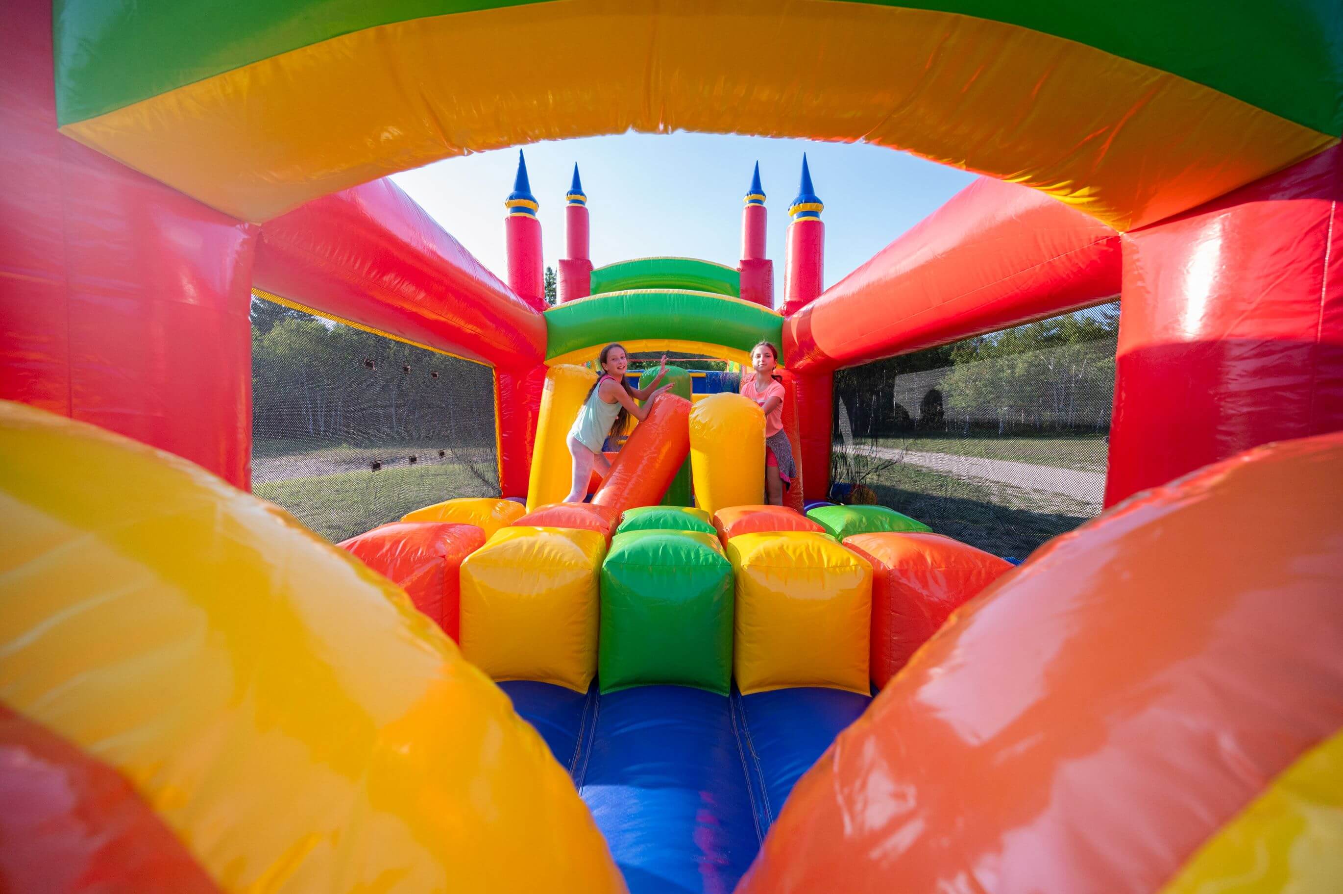 40 foot inflatable obstacle course bouncy castle rental Winnipeg Manitoba
