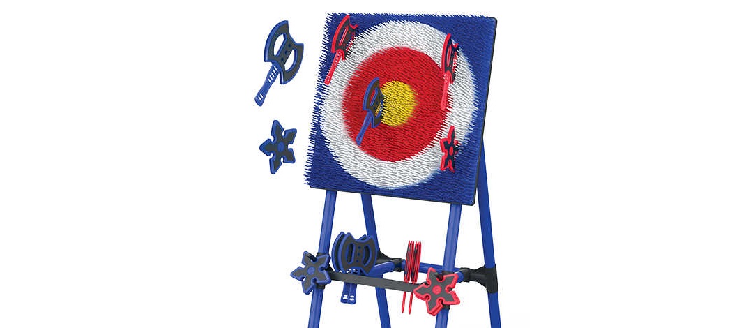 Axe throw target game rental for parties in Winnipeg Manitoba