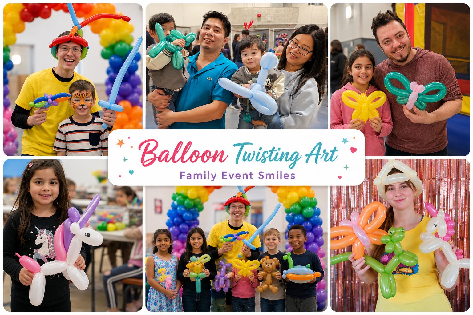 Balloon animals and creative balloon designs in Winnipeg Manitoba for birthday parties daycare events and family entertainment
