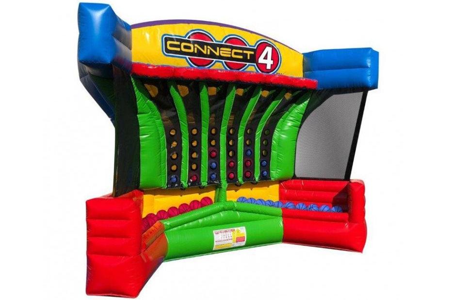 Basketball Connect 4 inflatable game rental in Winnipeg Manitoba for parties school events and gyms