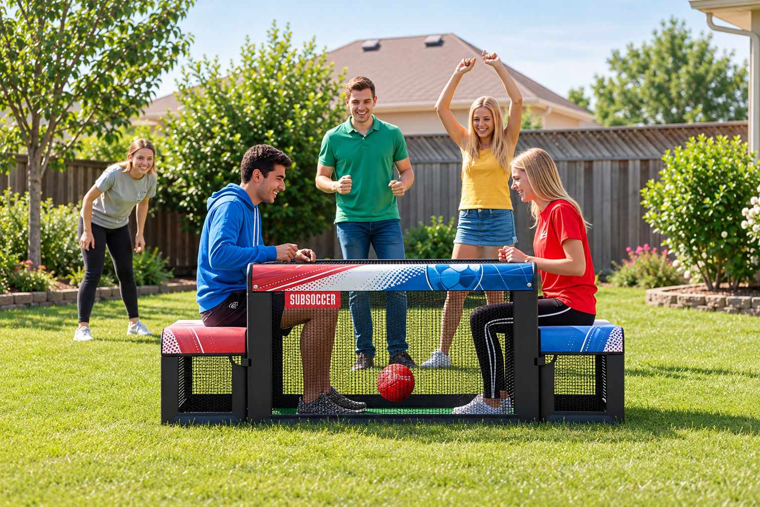 Bench soccer game rental in Winnipeg Manitoba for parties schools and indoor events