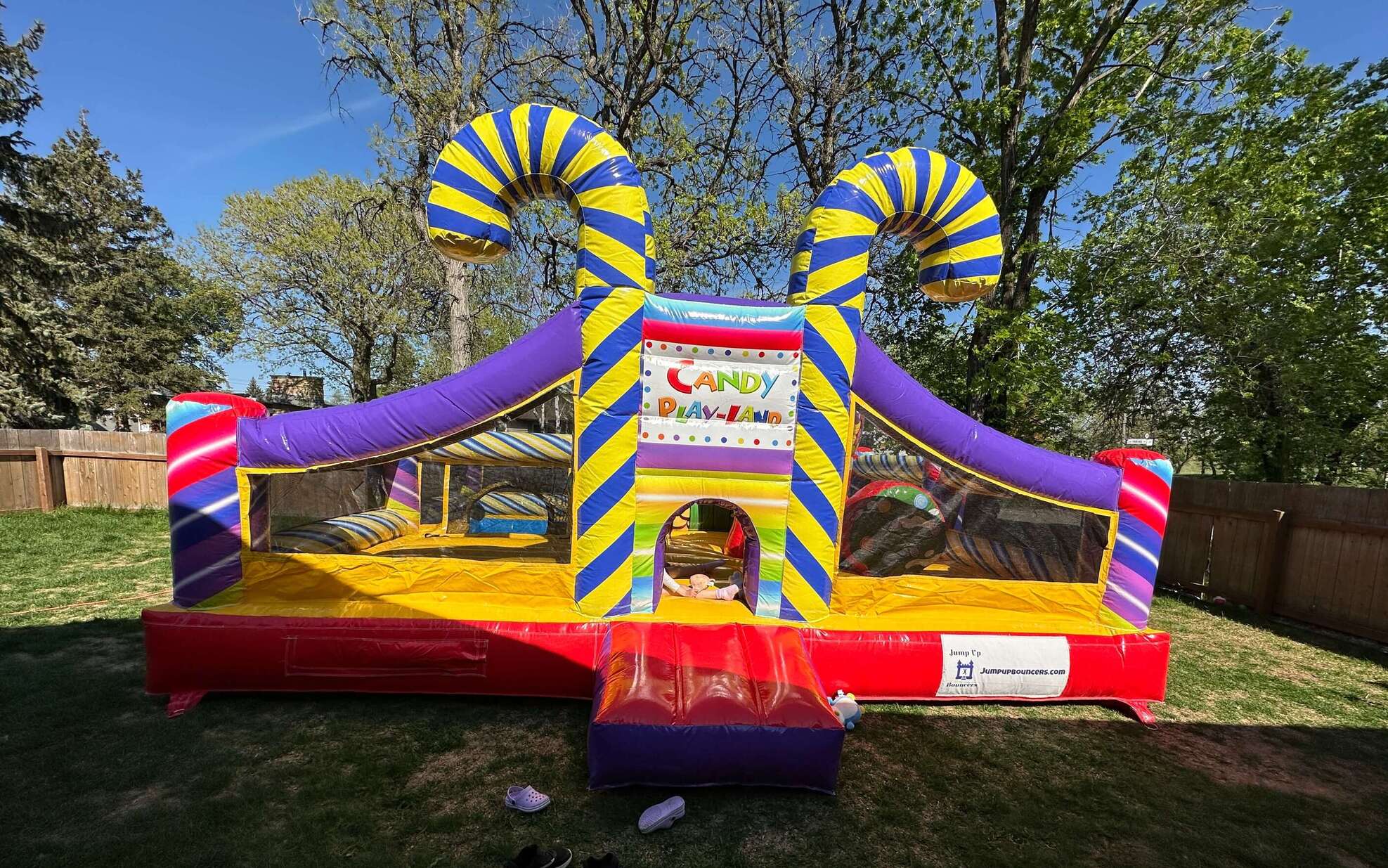 Candyland toddler bounce house rental Winnipeg Manitoba