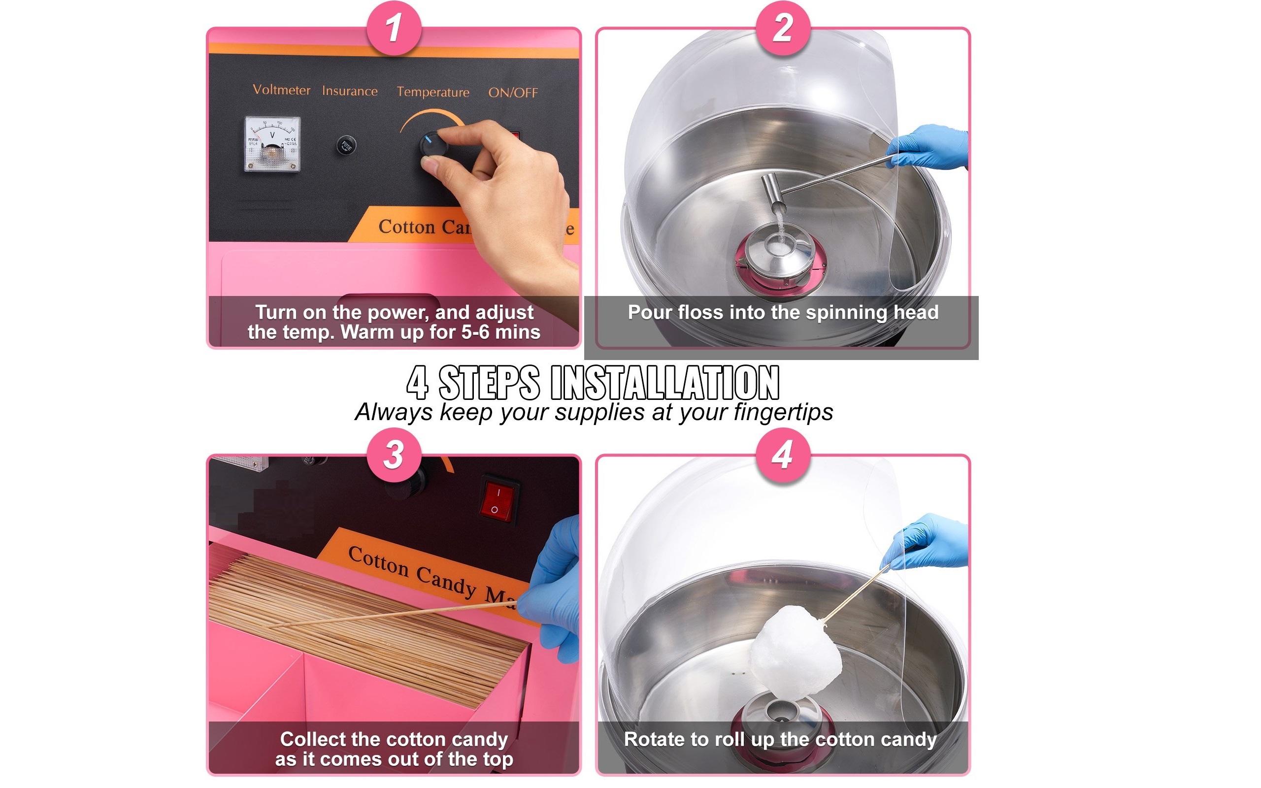 Cotton candy machine rental near Winnipeg Manitoba and Kenora Ontario