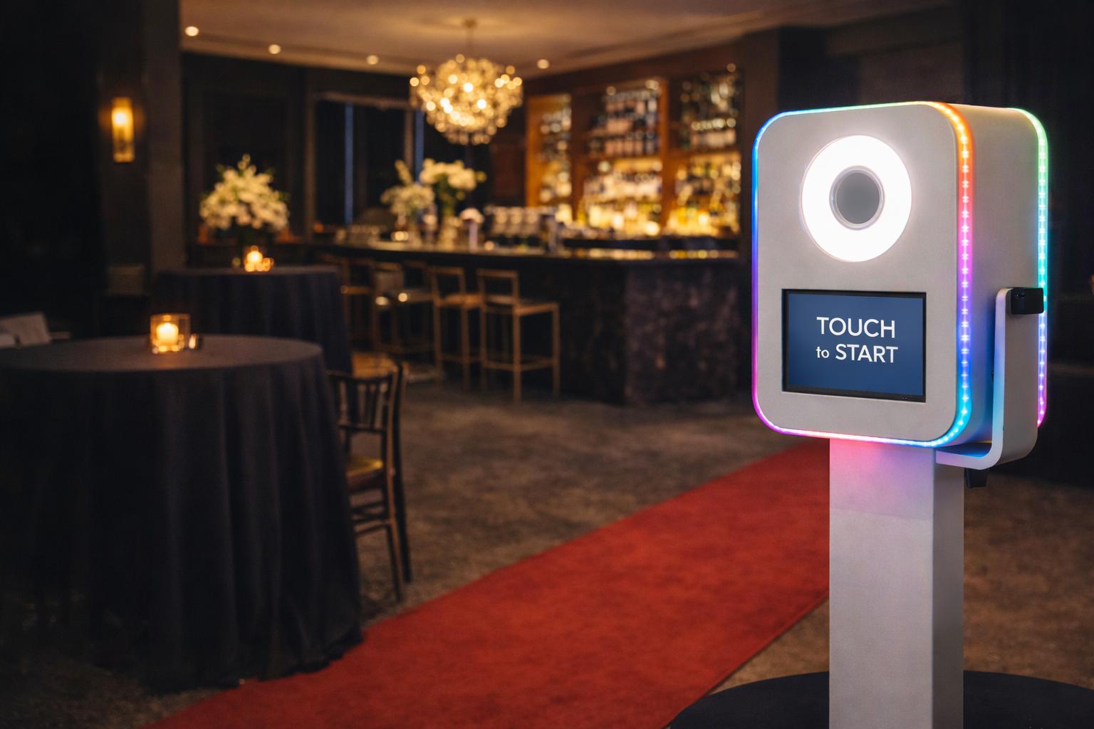 Interactive DSLR digital photo booth setup for a Winnipeg event