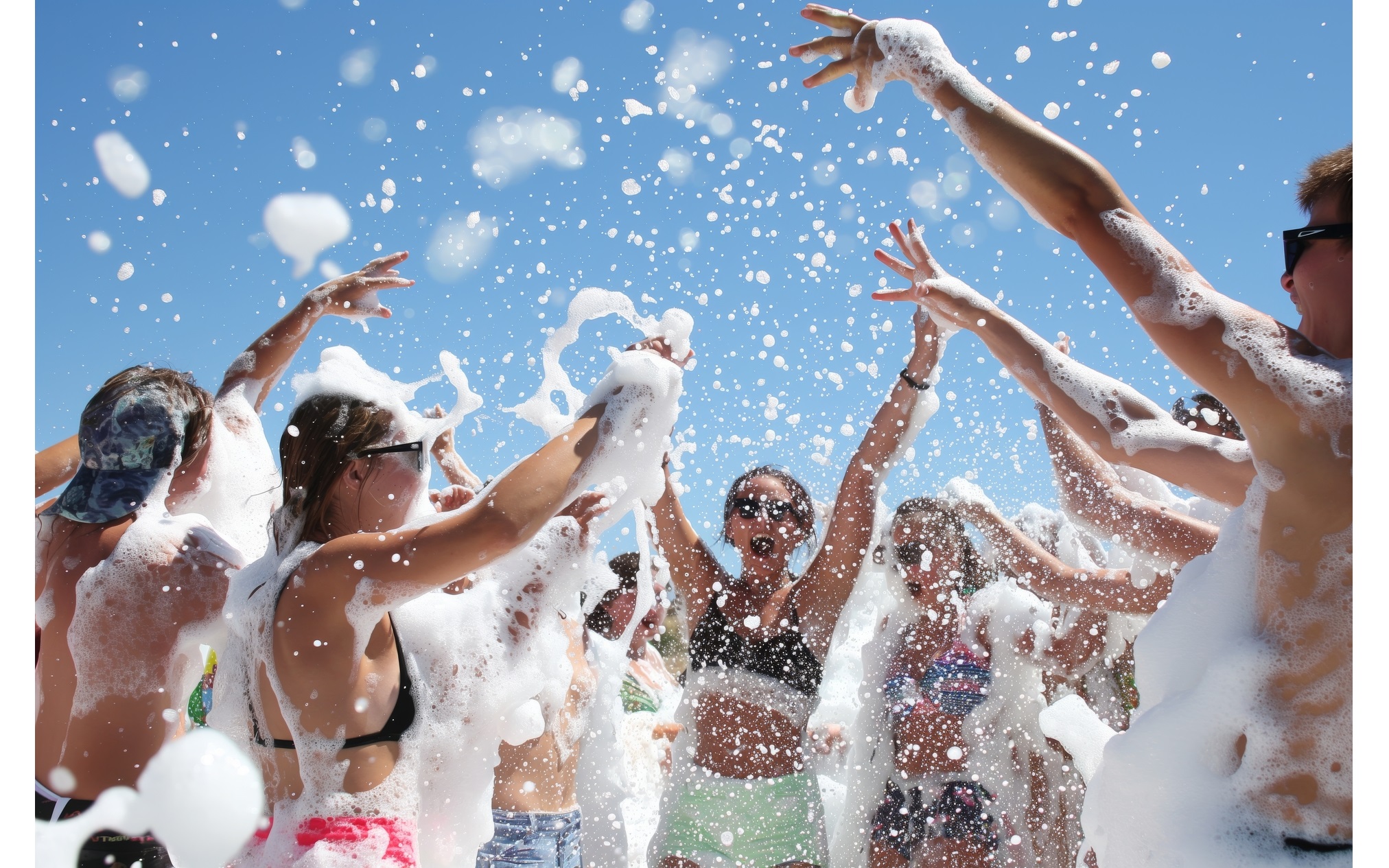 Foam generator rental Winnipeg Manitoba foam party machine for school events festivals and parties