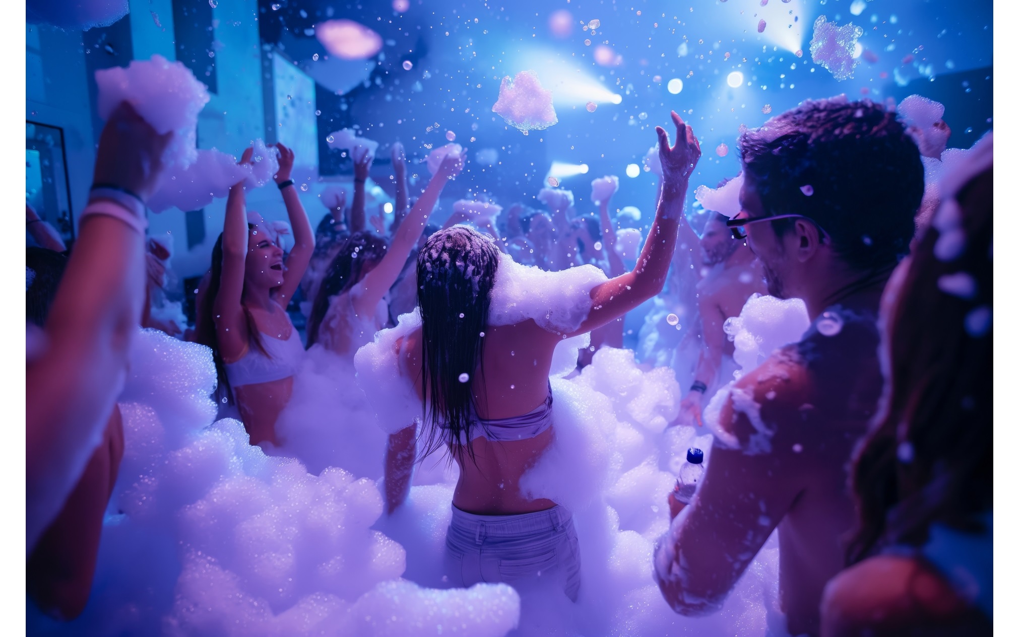 Foam party machine with balanced foam output in Winnipeg Manitoba