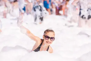 Foam party machine rental for birthdays and summer events in Winnipeg Manitoba