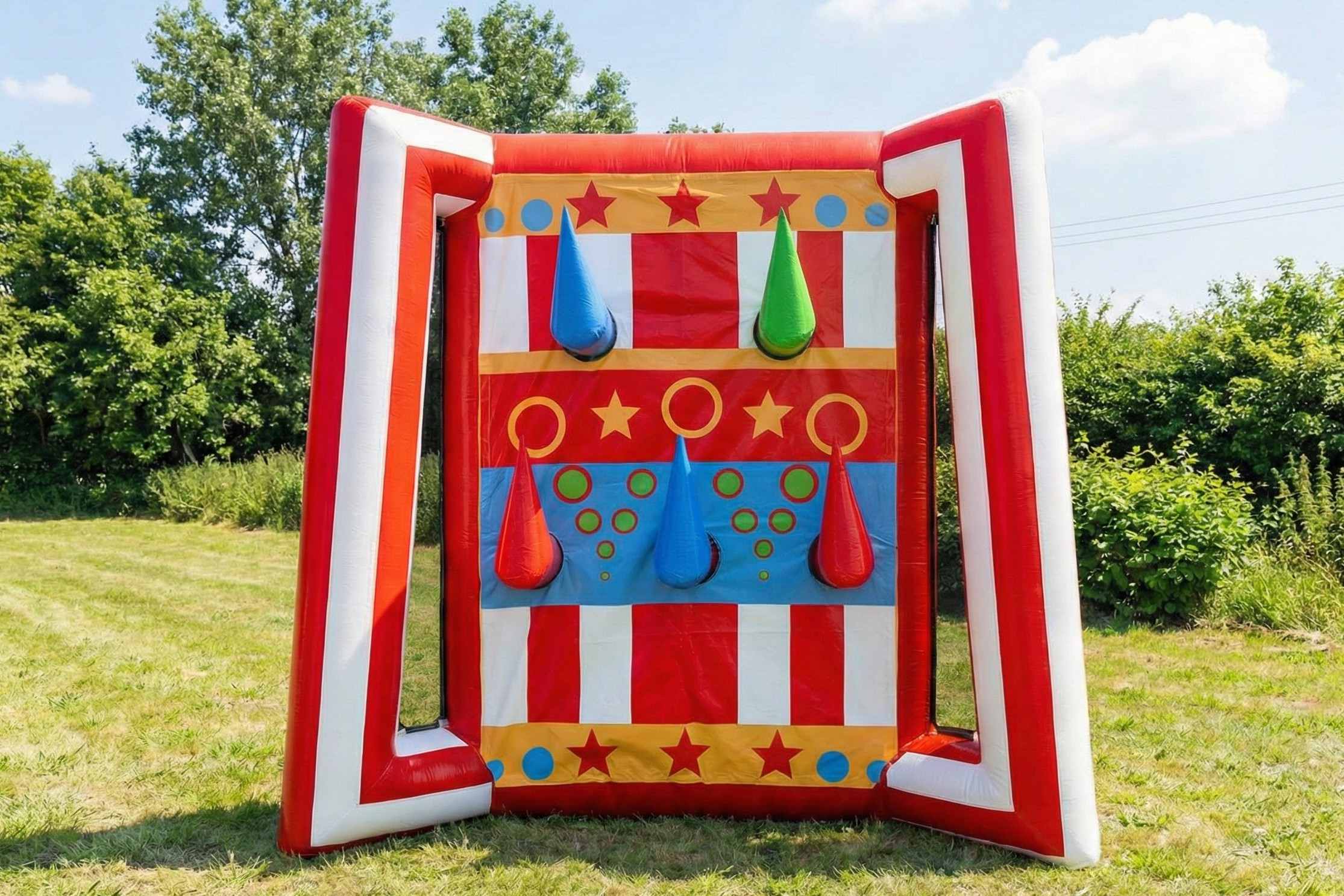 Inflatable carnival knockdown game rental in Winnipeg Manitoba