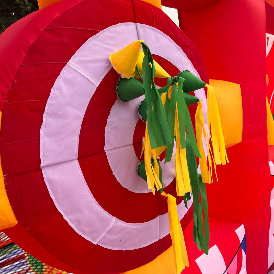Inflatable archery plus dart range rental by Jump Up Bouncers in Winnipeg Manitoba