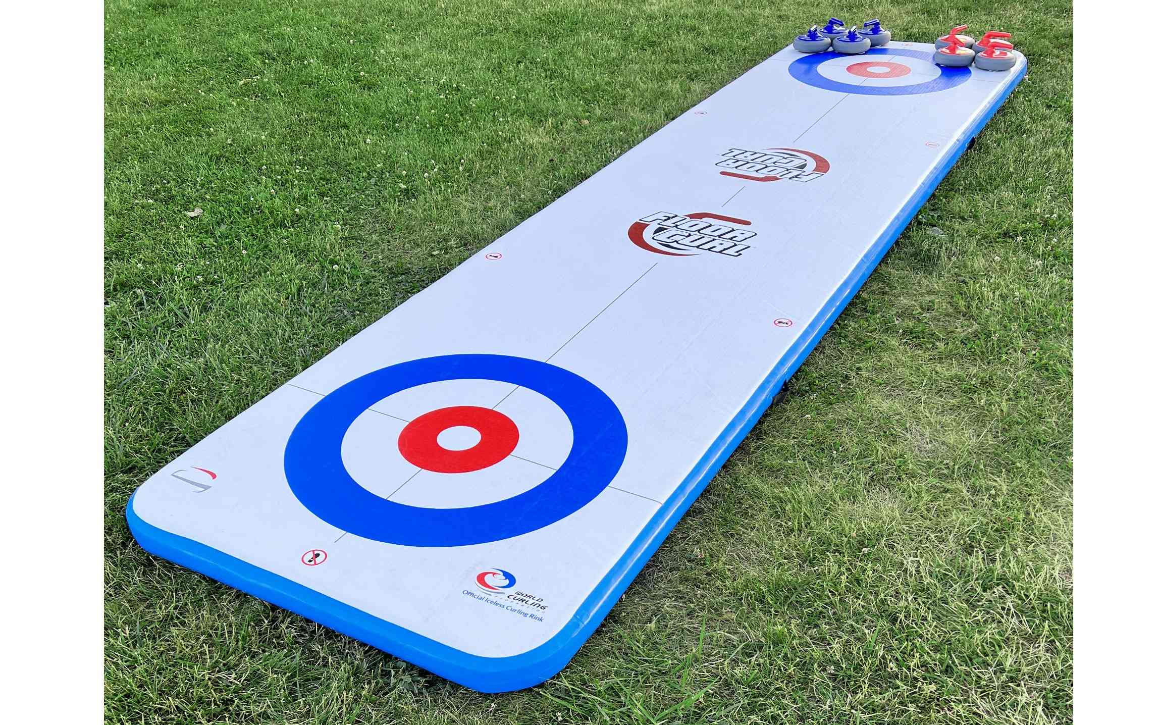 Inflatable curling game rental in Winnipeg Manitoba for corporate events school activities and parties