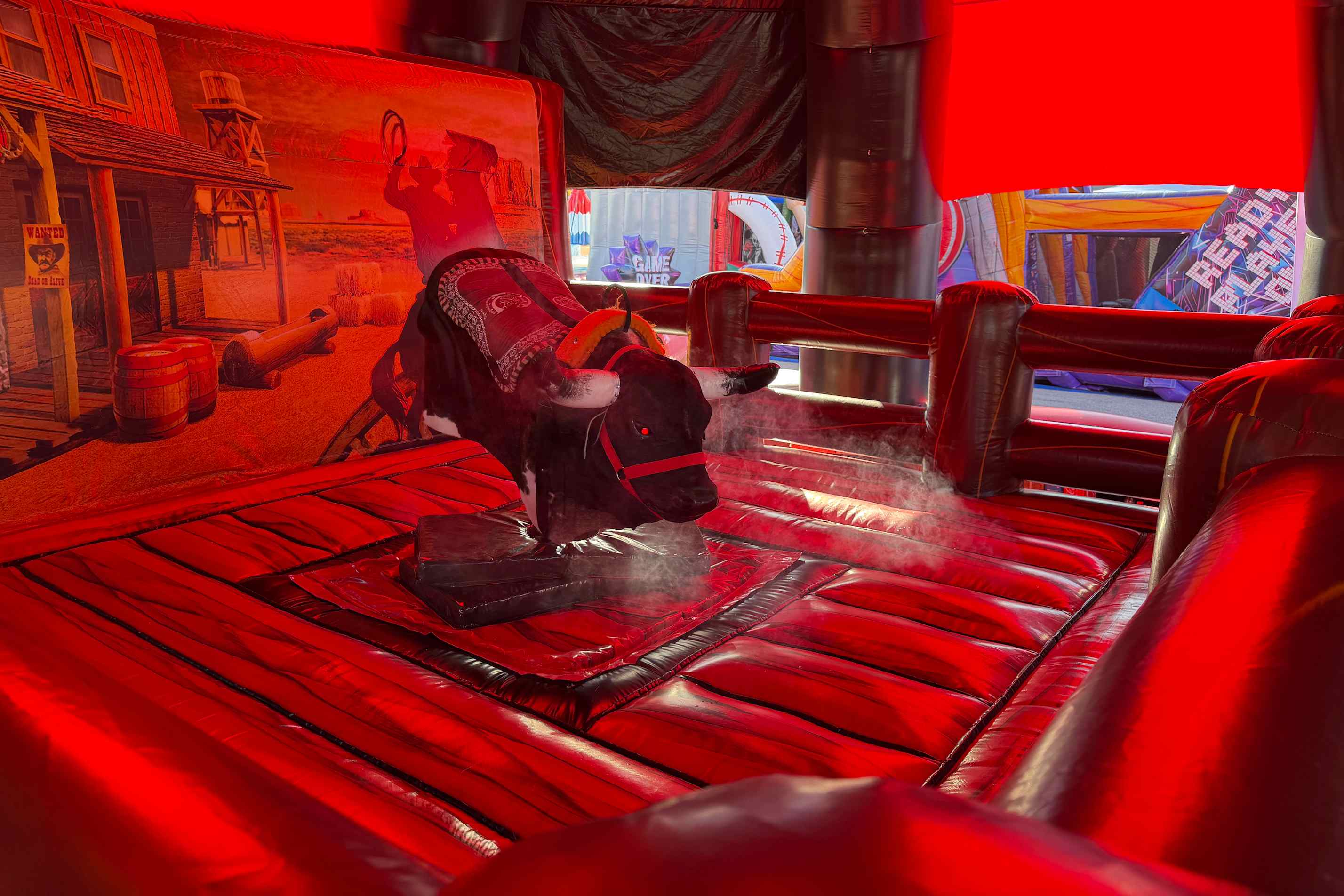 Mechanical bull rental for school and charity events in Manitoba