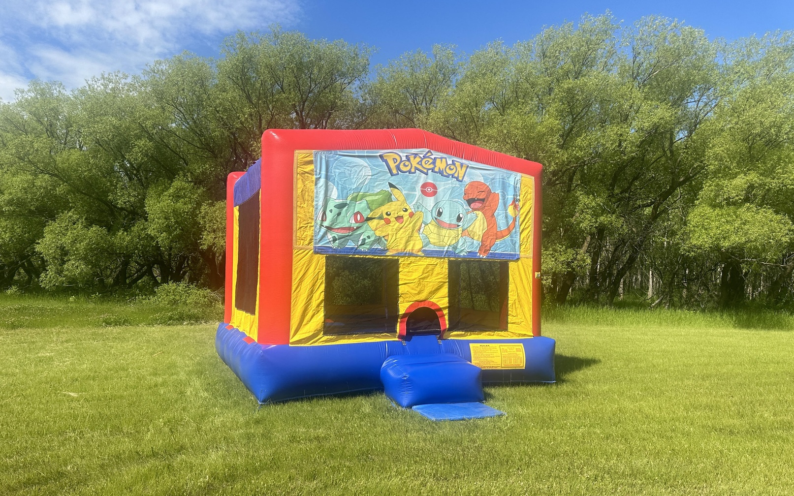Large classic inflatable bounce house for parties in Winnipeg Manitoba