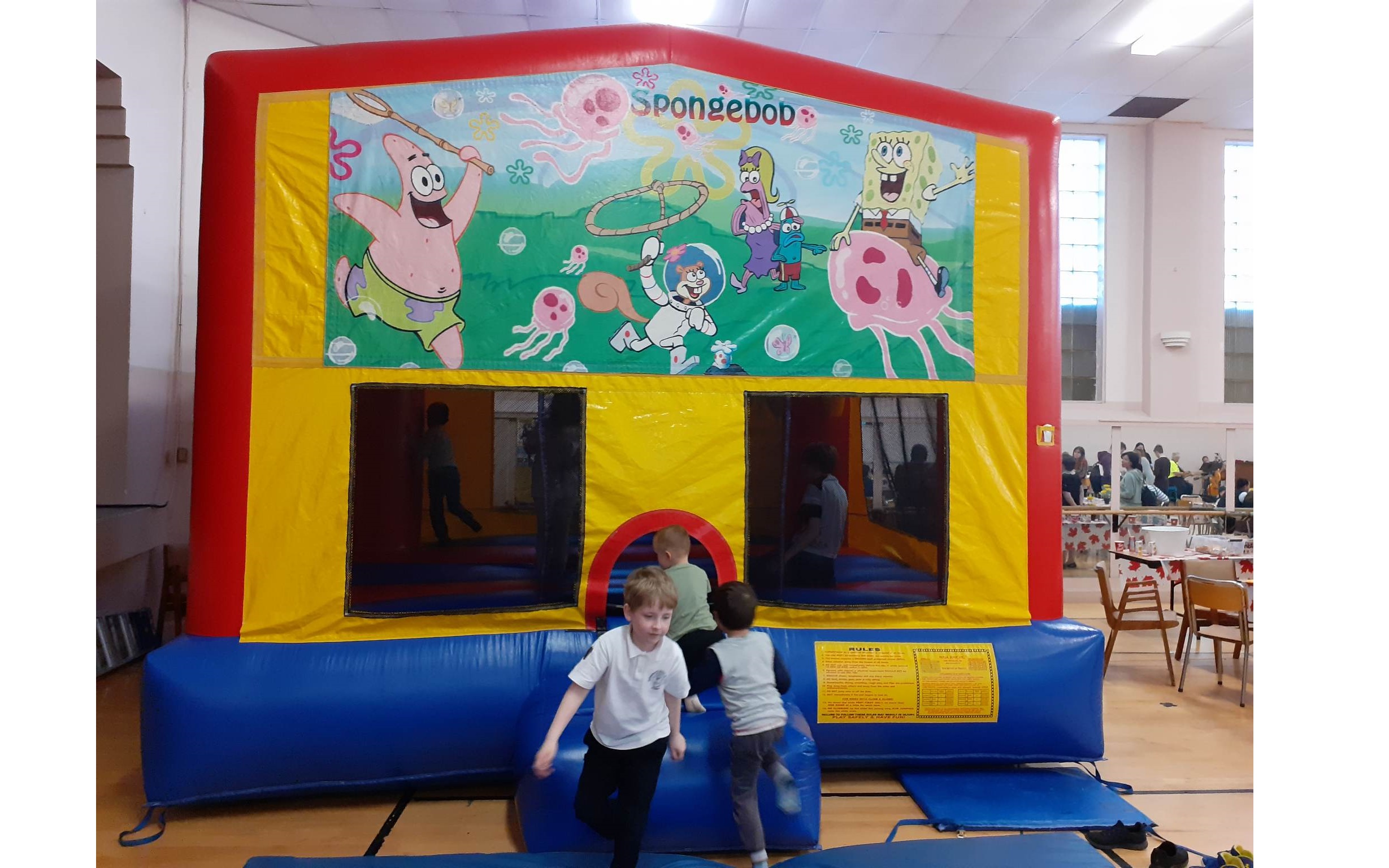 Party inflatable rental with large jumping area in Winnipeg