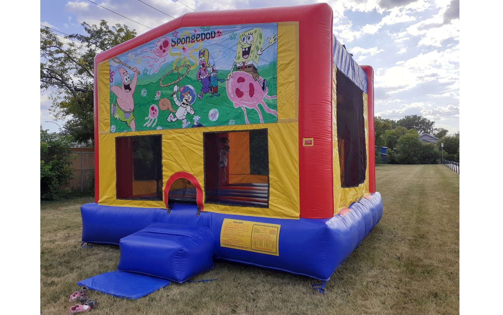 Classic bouncy castle rental photo gallery Winnipeg Manitoba