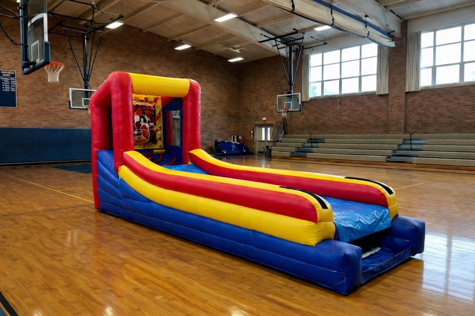 Roll and Score inflatable game rental in Winnipeg Manitoba for parties festivals and school events