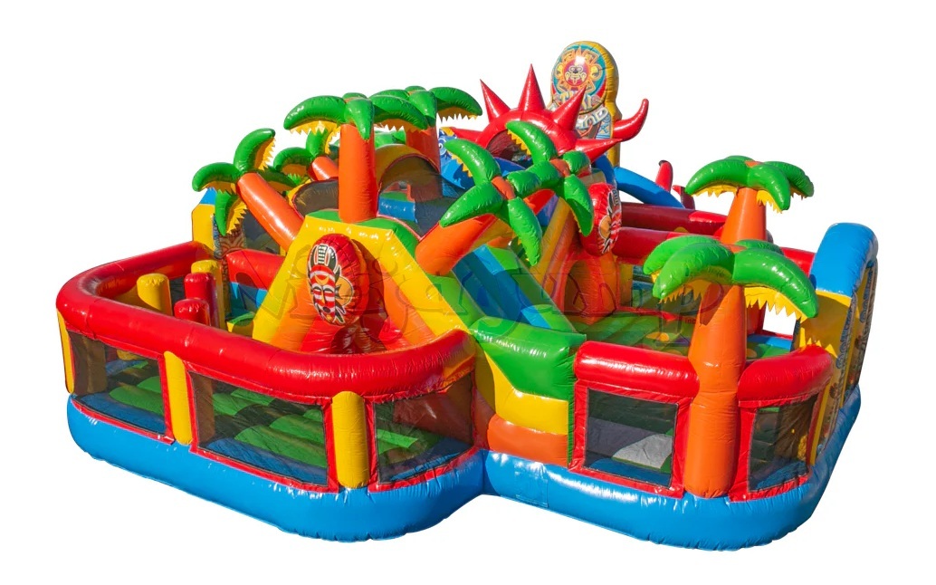 Mega inflatable obstacle playground rental in Kenora Ontario and Winnipeg Manitoba