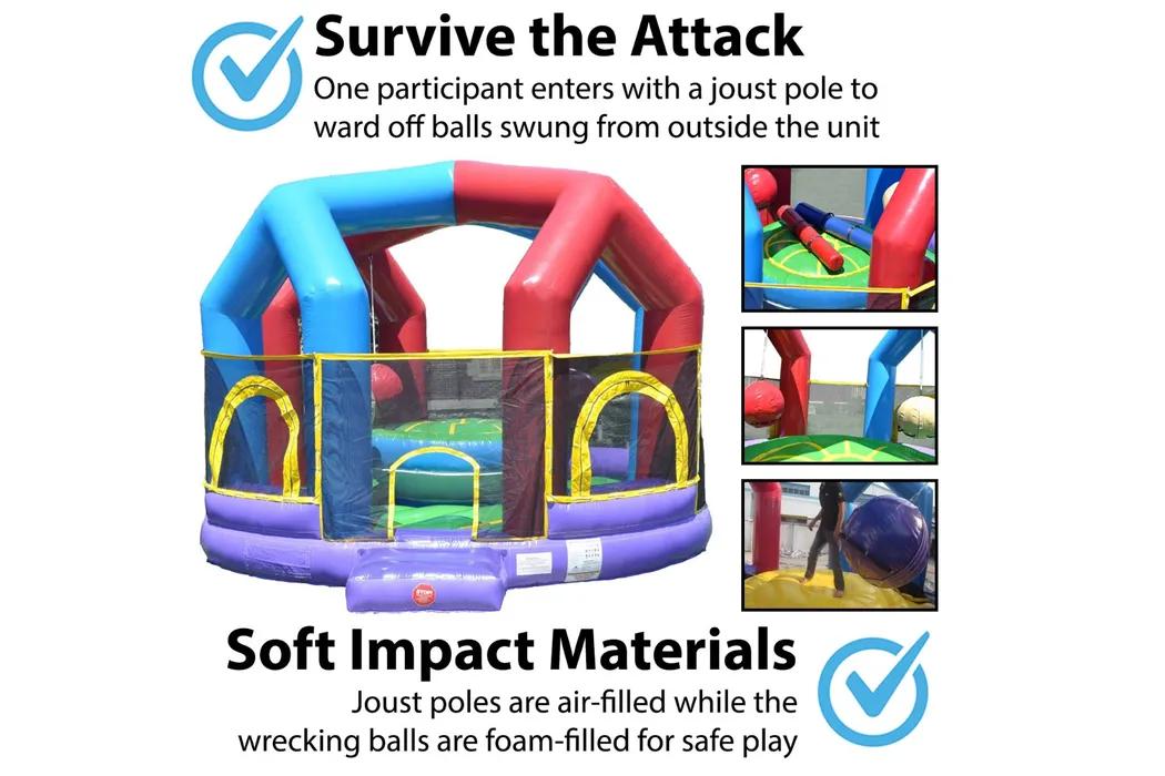 Wrecking Ball inflatable game from Jump Up Bouncers in Winnipeg Manitoba