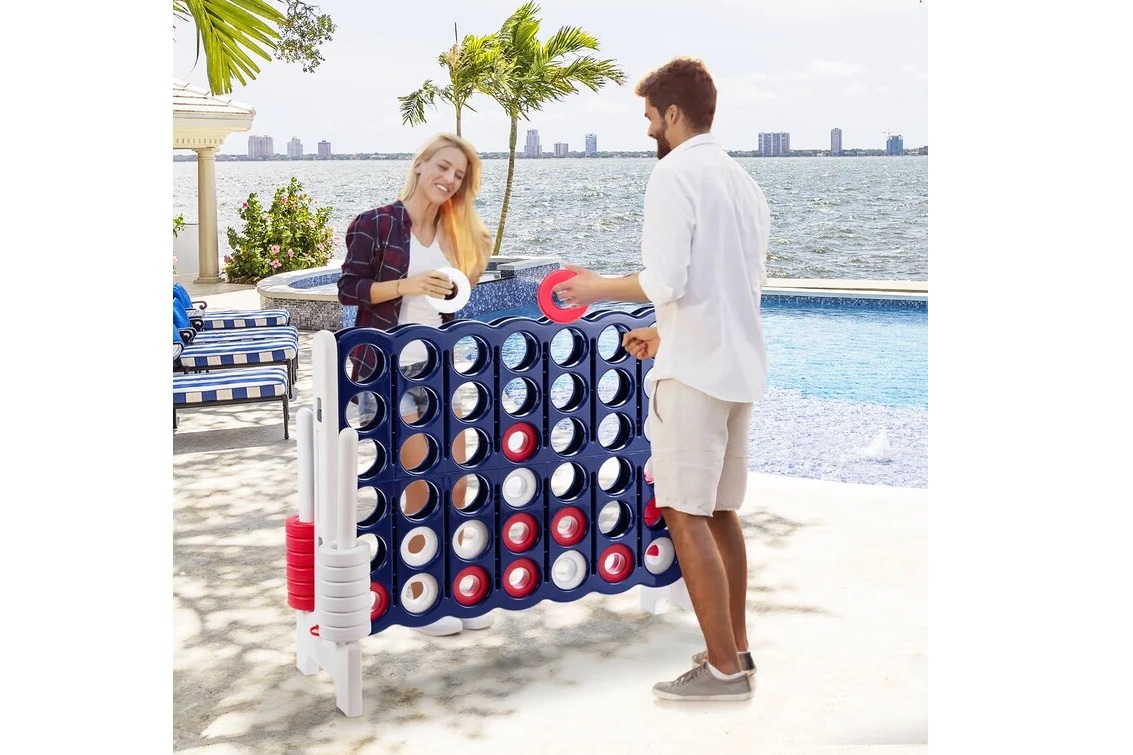 Jumbo Jenga and party games rental for events in Winnipeg Manitoba