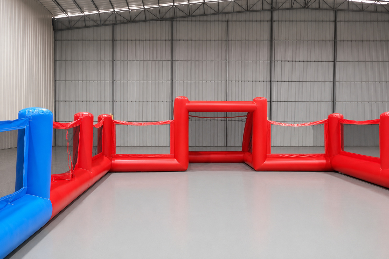 Inflatable soccer field rental Winnipeg Manitoba for school fun days corporate events and festivals