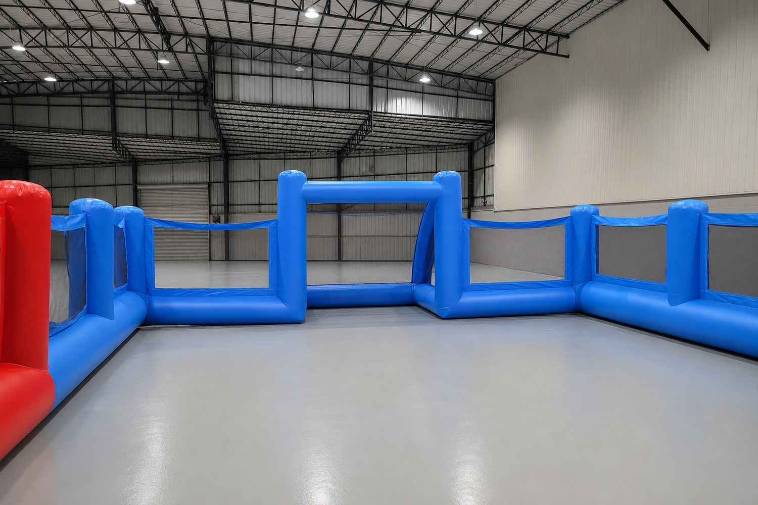 50 ft by 30 ft Soccer Arena Inflatable rental in Winnipeg Manitoba for active party games