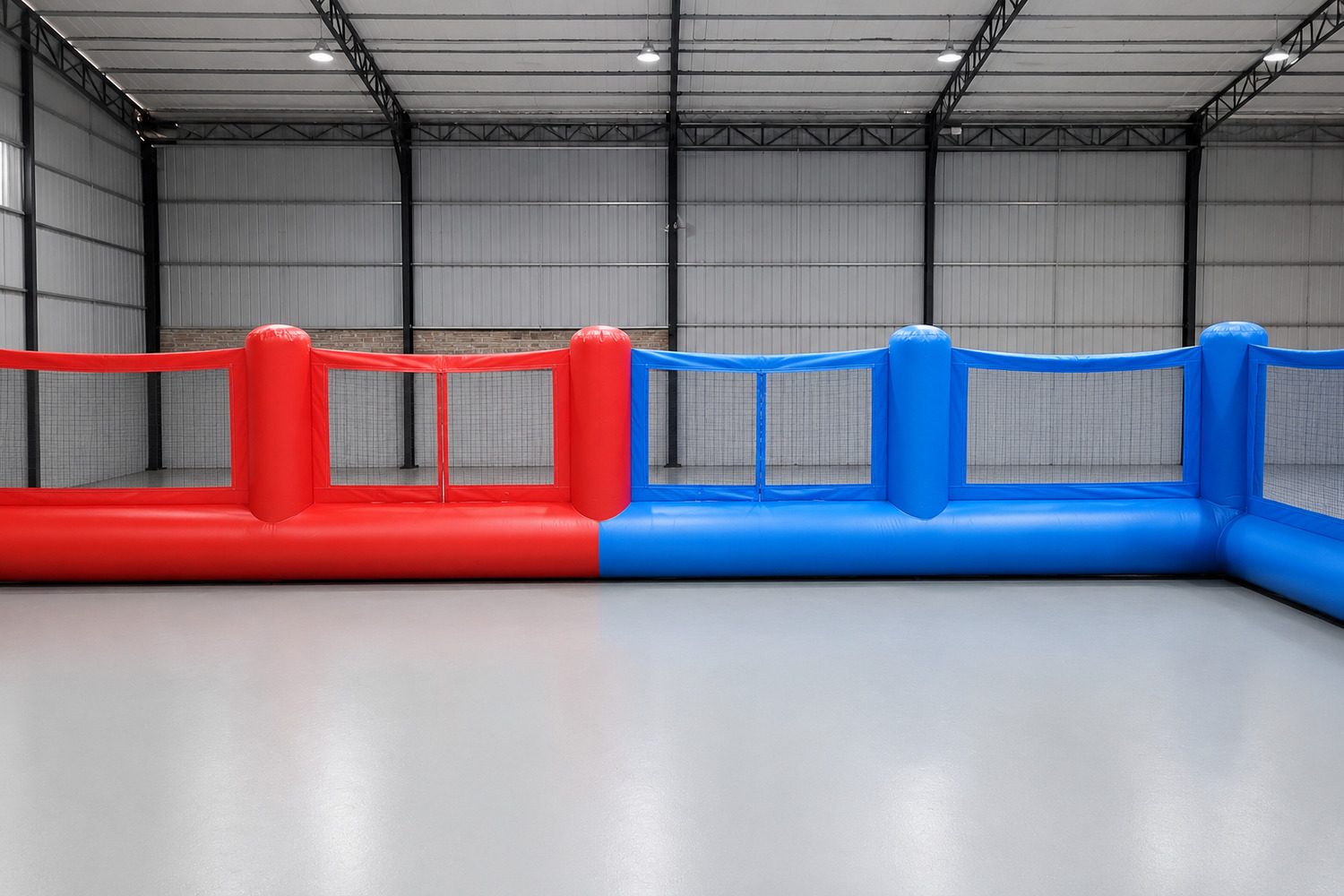 Inflatable soccer arena for Bubble Soccer Game rental in Winnipeg Manitoba