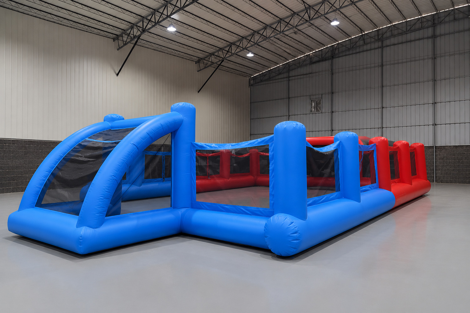 Soccer Arena Inflatable party game rental Winnipeg Manitoba for schools birthdays and festivals